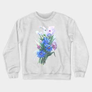 Watercolor wildflowers Crewneck Sweatshirt